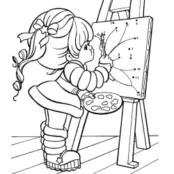 Rainbow Brite para imprimir e colorir