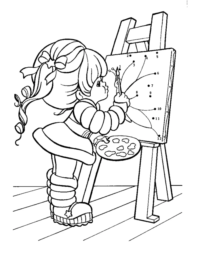 Rainbow Brite para imprimir e colorir