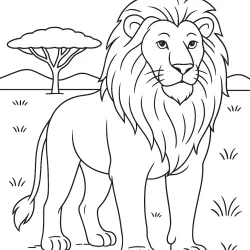 Safari para imprimir e colorir