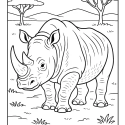 Safari para imprimir e colorir