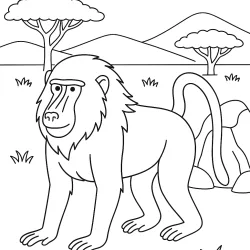 Safari para imprimir e colorir