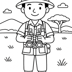 desenho de Safari