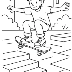 desenho de Skate