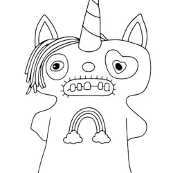 Fugglers para imprimir e colorir
