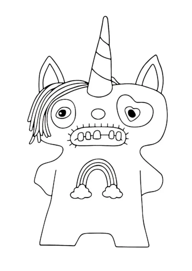 Fugglers para imprimir e colorir