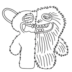 Fugglers para imprimir e colorir