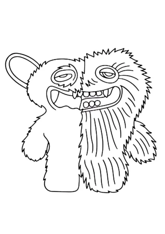 Fugglers para imprimir e colorir
