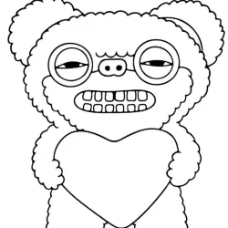Fugglers para imprimir e colorir