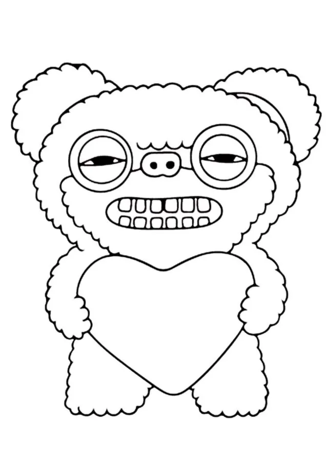 Fugglers para imprimir e colorir