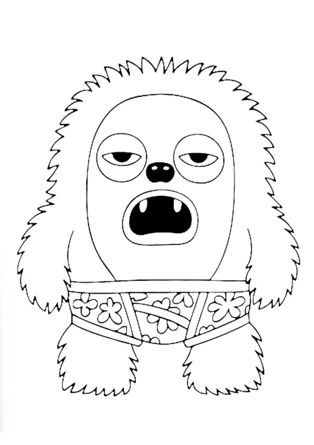 Fugglers para imprimir e colorir