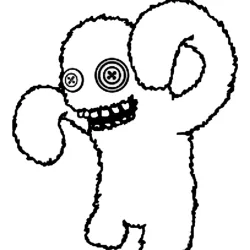 Fugglers para imprimir e colorir