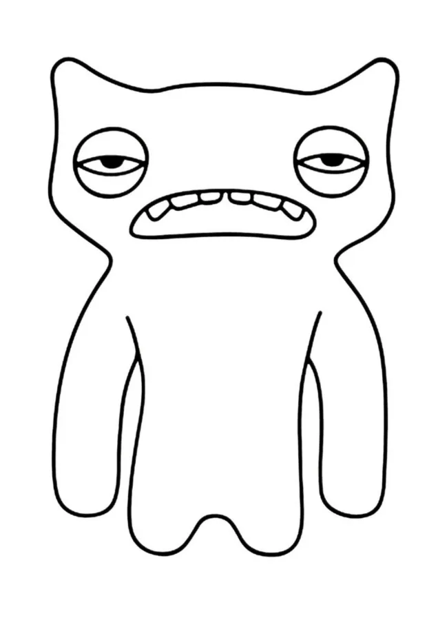 Fugglers para imprimir e colorir