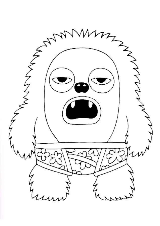 Fugglers para imprimir e colorir