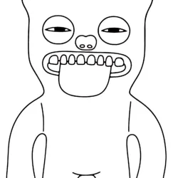 Fugglers para imprimir e colorir