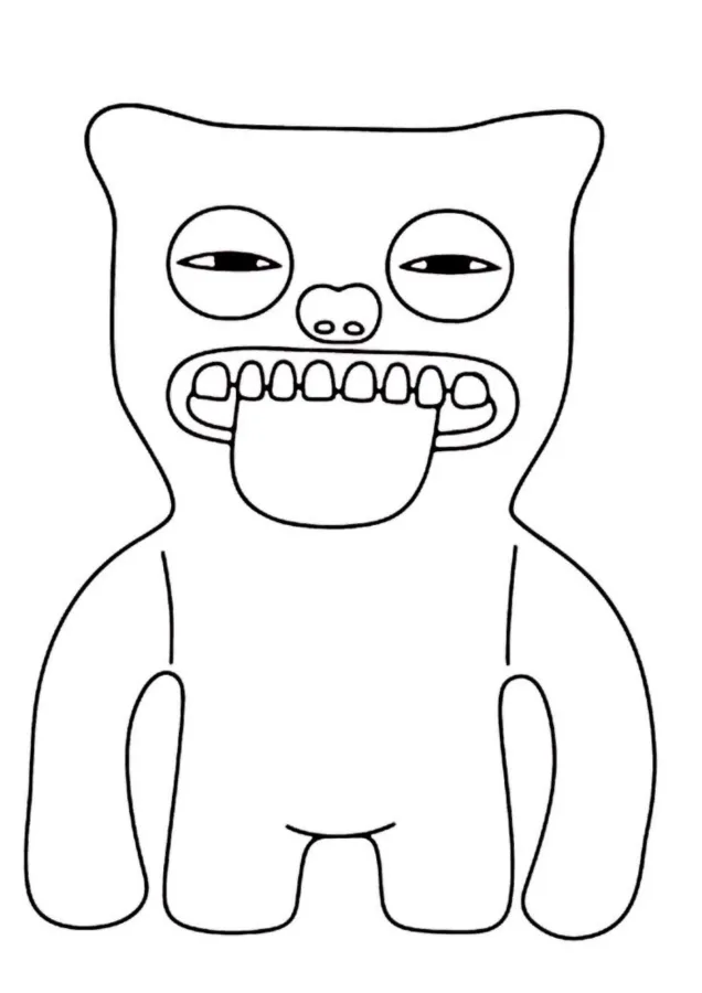 Fugglers para imprimir e colorir