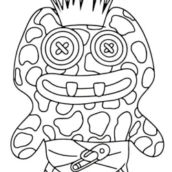 Fugglers para imprimir e colorir