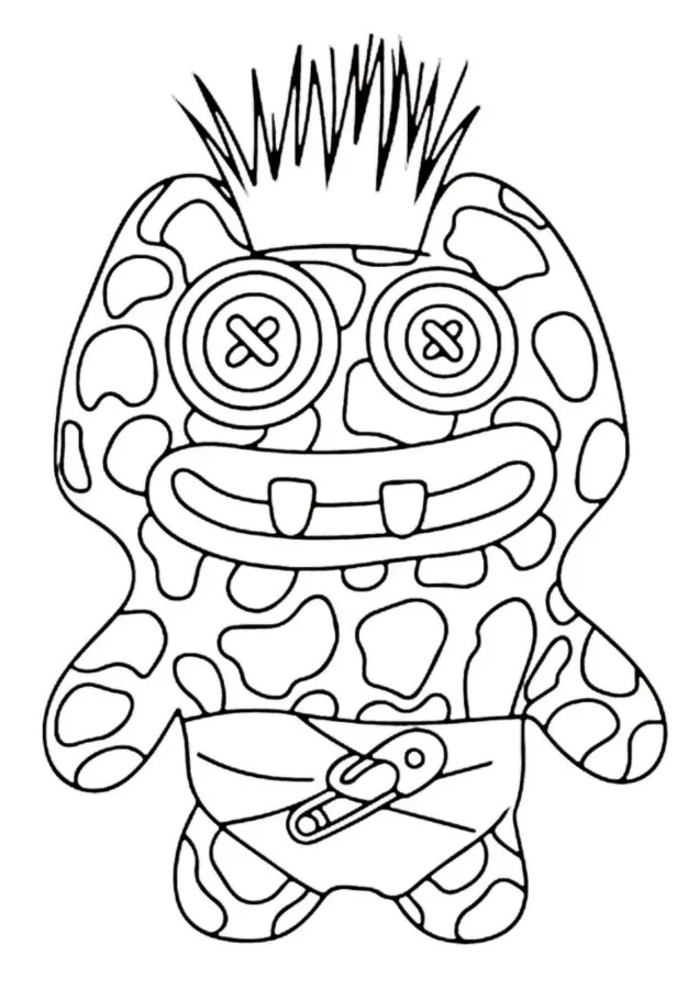 Fugglers para imprimir e colorir