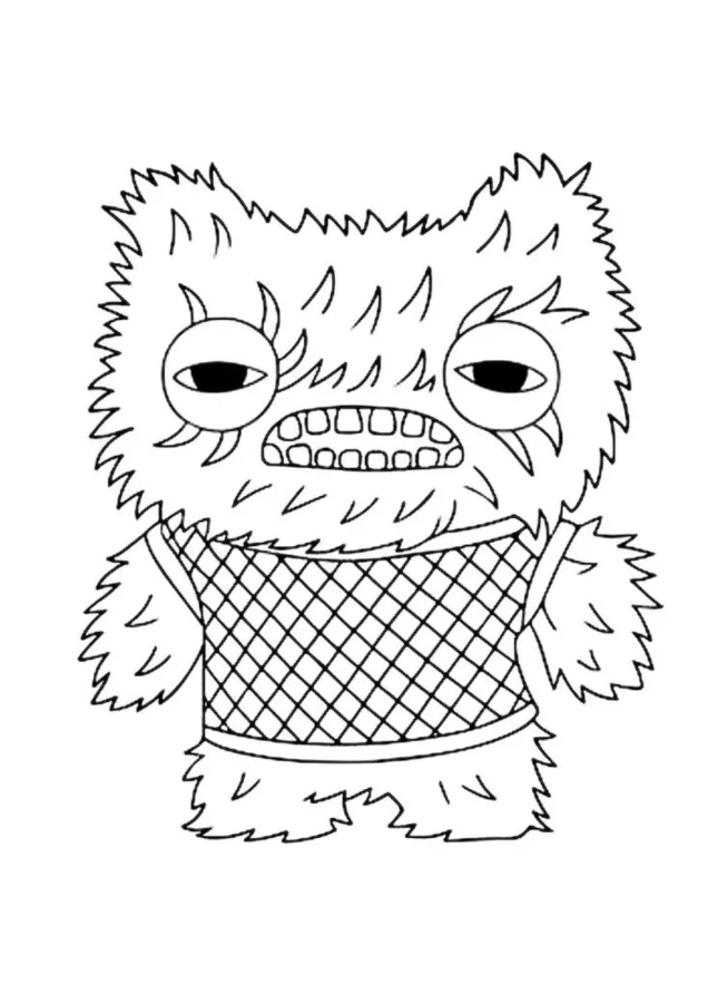 Fugglers para imprimir e colorir