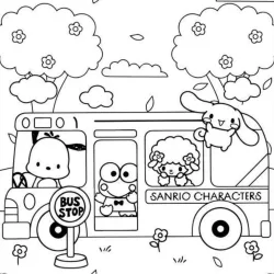 Keroppi para imprimir e colorir