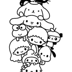 Keroppi para imprimir e colorir