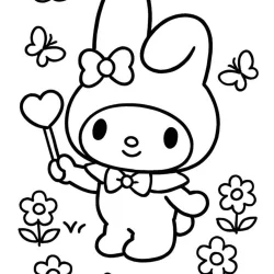 My Melody para colorir