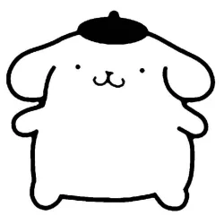 Pompompurin para imprimir e colorir