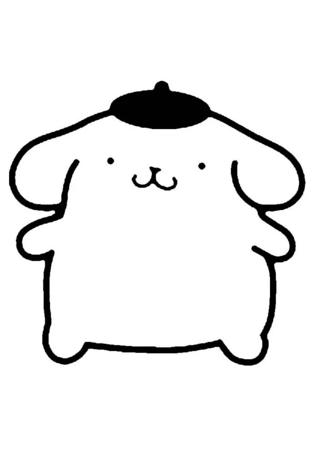 Pompompurin para imprimir e colorir