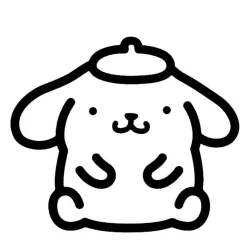 Pompompurin para imprimir e colorir