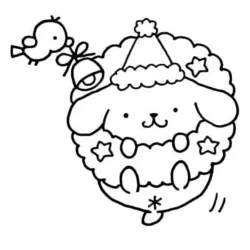 Pompompurin para imprimir e colorir