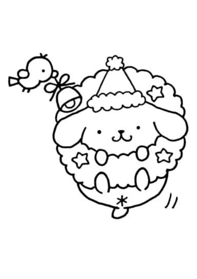 Pompompurin para imprimir e colorir