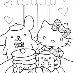 Pompompurin para imprimir e colorir