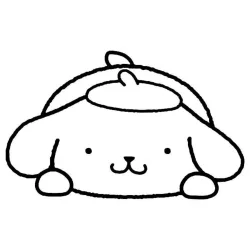 Pompompurin para imprimir e colorir
