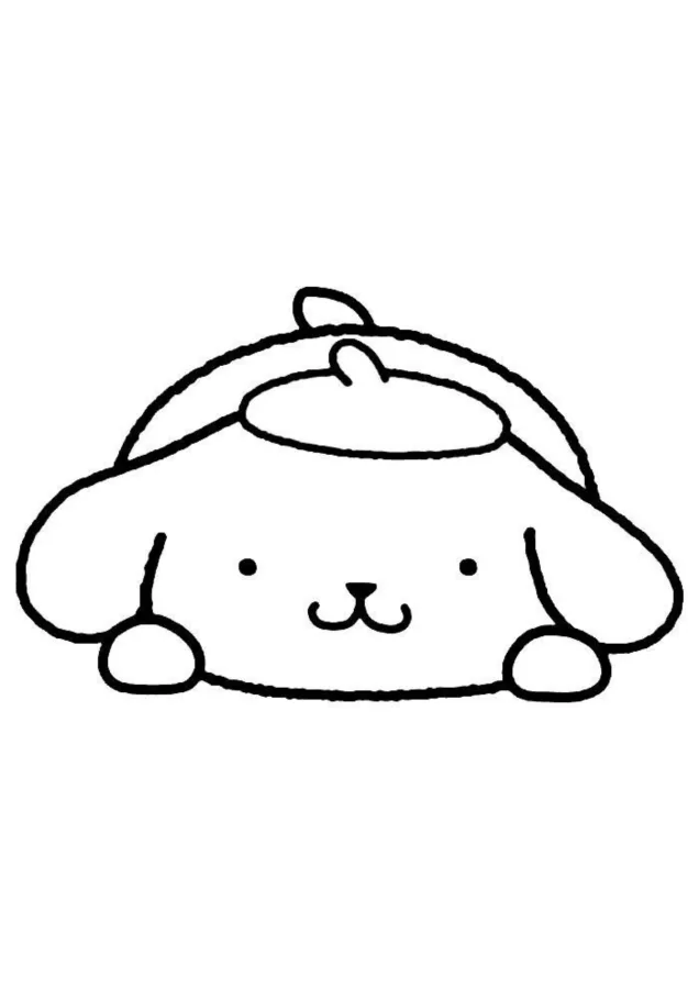 Pompompurin para imprimir e colorir