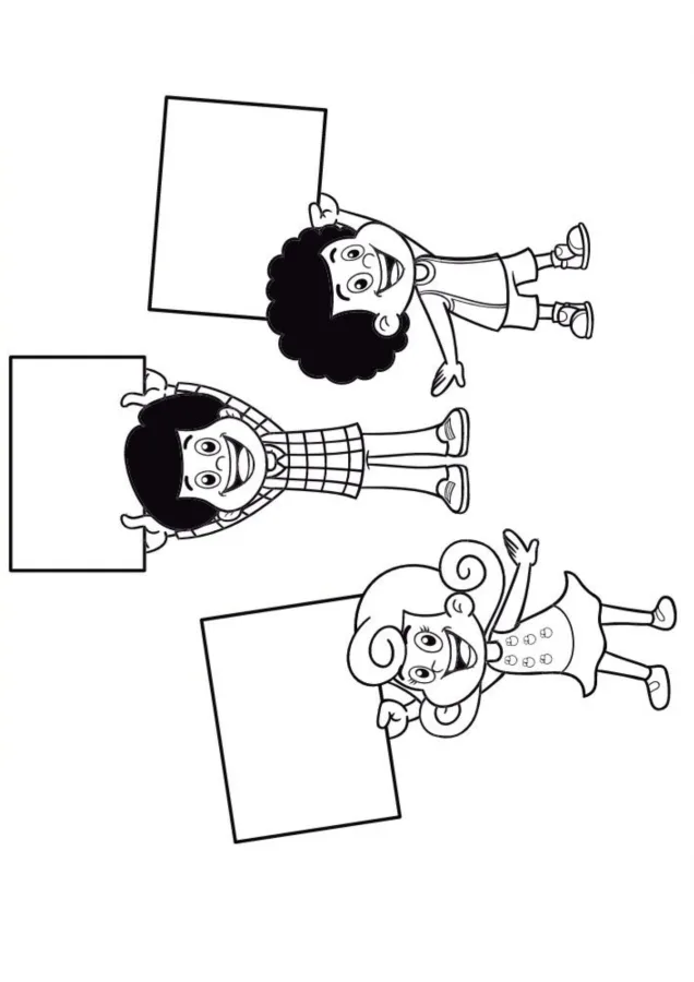 3 palavrinhas para imprimir e colorir
