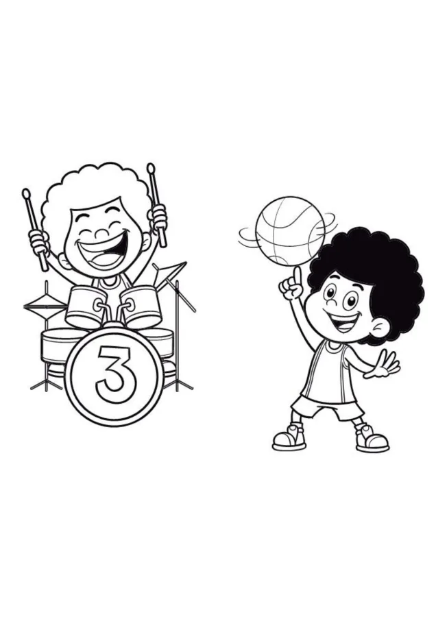 3 palavrinhas para imprimir e colorir
