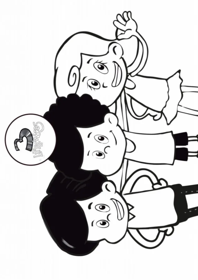 3 palavrinhas para imprimir e colorir