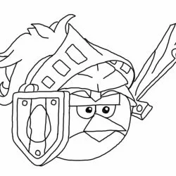 Angry Birds para imprimir e colorir