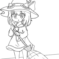 Anya para imprimir e colorir