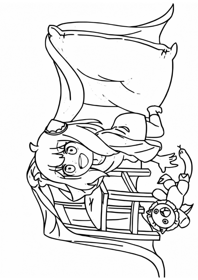 Anya para imprimir e colorir