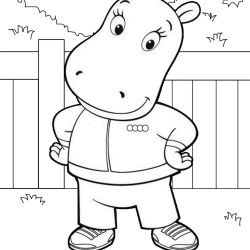 Backyardigans para imprimir e colorir