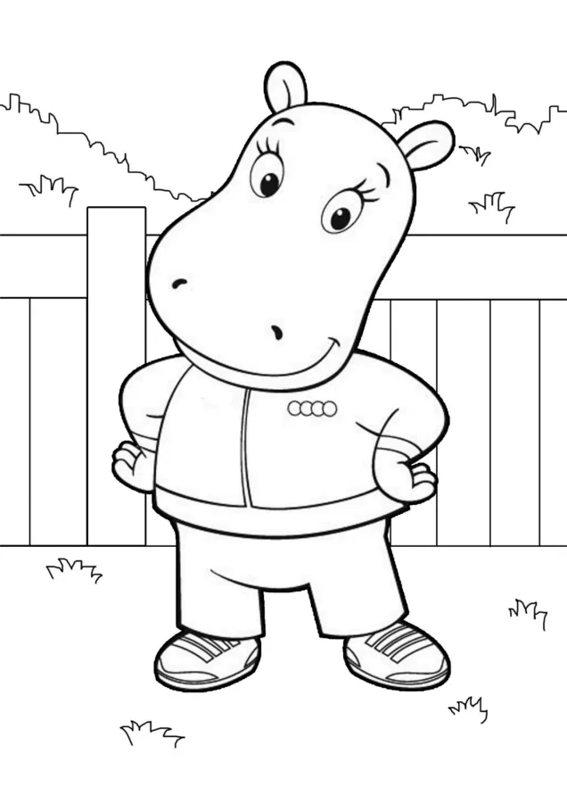 Backyardigans para imprimir e colorir