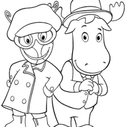 Backyardigans para imprimir e colorir