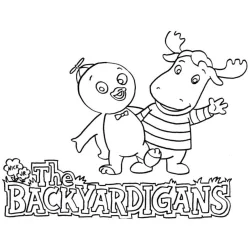 Backyardigans para imprimir e colorir