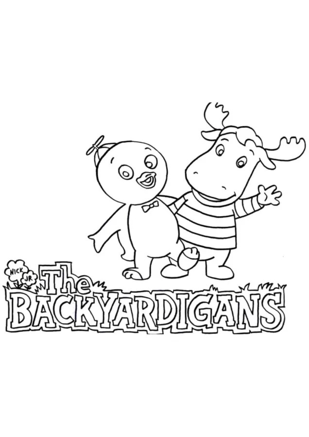 Backyardigans para imprimir e colorir