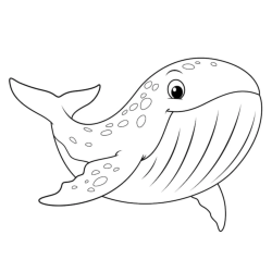 Baleias para imprimir e colorir