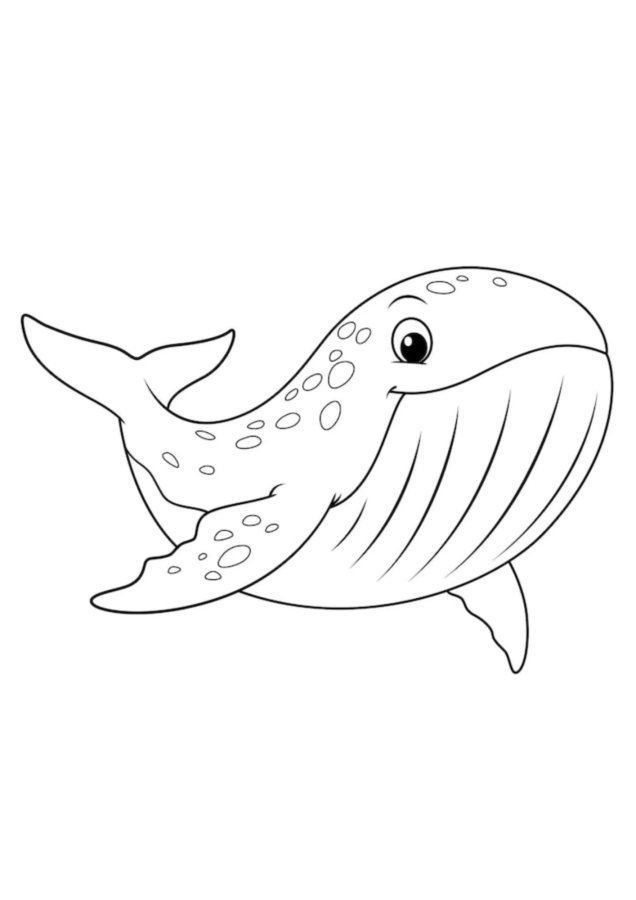 Baleias para imprimir e colorir
