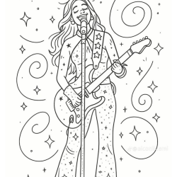 Boiadeirinha para imprimir e colorir