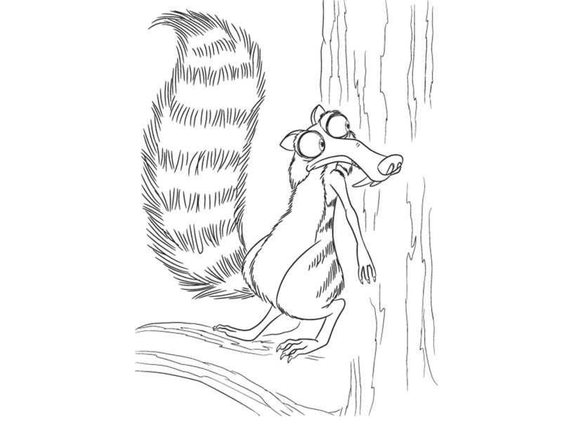 A Era do Gelo para imprimir e colorir