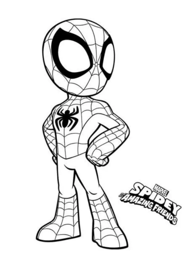 Spidey e seus Amigos Espetaculares para imprimir e colorir