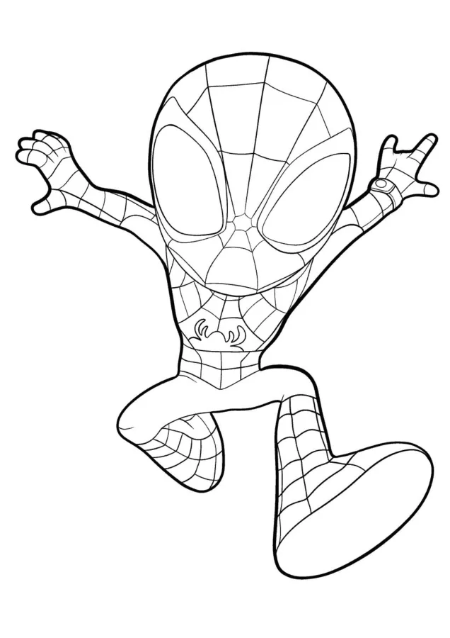 Spidey e seus Amigos Espetaculares para imprimir e colorir
